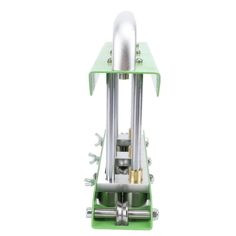 Rock Solid Three Station Roller Bender For No Sweat Metal Forming And Easy Standing Seam Roofing Work From Five Eighths To Four Inches In Twenty Nine To Twenty Two Gauge Steel Or Aluminum Sheets