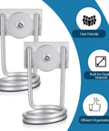 Two Pack Aluminum Scaffold Tool Holder For Ratchets And Hammers, Lightweight Durable Job Site Organizer with Easy Access