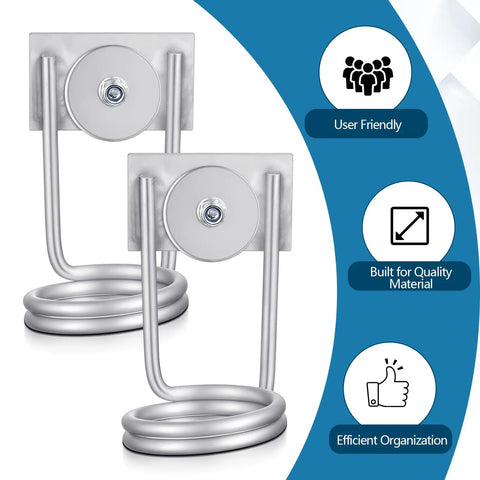Two Pack Aluminum Scaffold Tool Holder For Ratchets And Hammers, Lightweight Durable Job Site Organizer with Easy Access