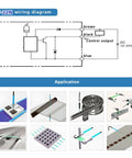 Wiring diagram and application of FV-22N Fiber Optic Amplifier With Proximity Sensor Switch For Long-Distance Optical Communication.