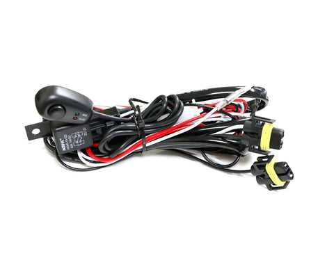 Plug And Play Relay Harness Kit With LED On Off Switch For Auto Driving Lights Fog Lights And Off Road Lighting H11 H8 H9 Compatible
