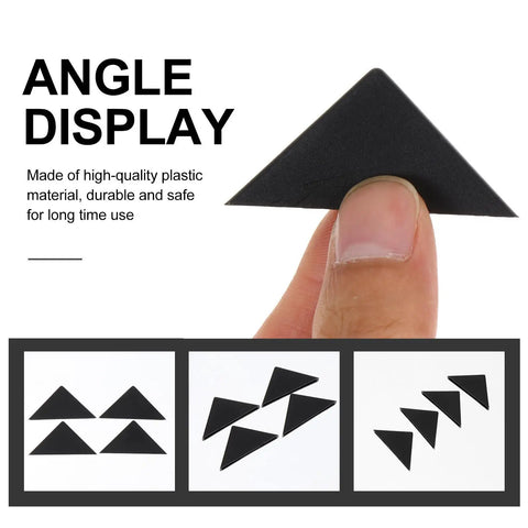 100 Pieces Plastic Corner Guards For Furniture And Cabinets Anti Collision Edge Protectors Black Table Corner Bumper Guards