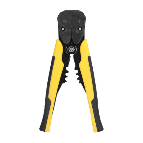 8 Inch Self Adjusting Stripper Pliers For 10 To 24 AWG Copper And Aluminum Cables With Pro Grade Crimping And Cutting Tool
