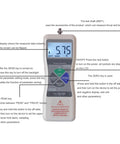 Digital Push And Pull Force Tester With Peak Hold And High Resolution Sensor Dynamometer For Compression And Tension 1000N Capacity Top Notch Accuracy For Material Testing, handheld LCD view