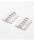 10Pcs Solid Sliding Door Rollers Serve Up Golden Nylon Cabinet Pulleys And Smooth 360 Swivel Caster Wheels For No Sweat Wardrobe Glides And Rustproof Bathroom Drawer Upgrades Around Town. White rollers with golden nylon wheels.