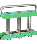 Front view of Heavy Duty Pro Grade Sheet Metal Bender Station Disc Bending Machine 0 To 90 Degree Portable Rolling Bender