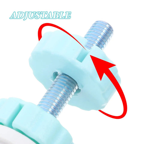 Gate Hardware Mount Kit With Threaded Screw Rods And Spindle Adapter For Staircase Safety Gates Easy Installation Sturdy ABS And Steel Construction Ideal For Baby Proofing And Pets In Doorways adjustable ABS and steel threaded spindle close-up