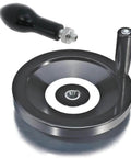 M10 Stainless Steel Crank Handle Hand Wheel With Nut Threaded Handle for milling machines, lathes, and grinders, universal fit