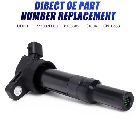 Ignition Coil Pack And Spark Plug Set For 2012 2013 2014 2015 2016 Hyundai Elantra Tucson Kia Soul Forte 2.0L And 1.8L L4 Replaces UF651 C1804