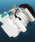 Brand New AC Compressor With Electric Clutch Direct Bolt Up Fitment For Subaru Forester 2011 To 2013 2.5 Liter Naturally Aspirated side view