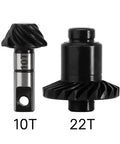 Underdrive Helical Gear Set 22T 10T For TRX4M 1:18 RC Crawler Beefy Alloy Steel CNC Machined Front Or Rear Axle Gears