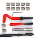 Top Notch 17 Piece Stainless Steel Thread Repair Kit For M12X1.25 Threads Includes Heavy Duty Inserts To Fix Stripped Holes Fast And Bring Your Gear Back To Life Like New Without Breaking A Sweat On The Job. M12 stainless steel thread repair kit with inserts, tap, drill, and tools