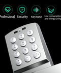Door Lock With Keypad And Handle Smart Keyless Entry For Front Door Office And Rentals Commercial Grade Security No Fingerprint Residue