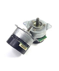 Brushless Servo Motor With Built In Drive, 12 To 24V DC, 100 Line Encoder, PWM Speed Regulation in a compact form.