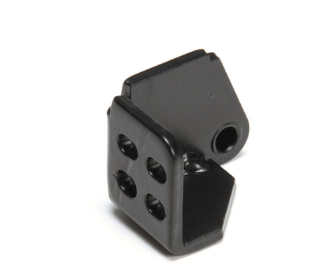 Bottom Right Hinge Replacement Part 30229D0210 for Turbo Air Refrigerators, OEM Genuine Quality, black metal hinge, side view
