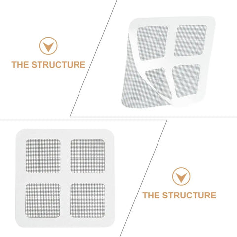 20 Pack Window Screen Repair Patch Kit With Fiberglass Mesh Tape Quick Tear Fix For Patio And Home Windows Easy Trim DIY Patch For Torn Screens Durable Outdoor Grade Repair Patches That Blend With Your Screen And Last