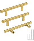Gold Cabinet Pulls 3 Inch 15 Pack Brushed Brass Drawer Handles Set For Kitchen Cabinets Bathroom Cupboards And Dresser Hardware