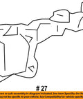Toyota Door Hinge Assembly Drop In Replacement For Front Or Rear Door Fits Directly OEM Replacement Heavy Duty Steel Hardware Built For Everyday Ride Easy Open Close Reliable Pivot Point For Quick Install, diagram #27