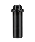 Tough As Nails Gear Drive Pop Up Lawn Sprinkler Boasting Preinstalled Number 6 Nozzle, four inch lift and durable black plastic design.