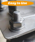 Bulk 400 Piece Flat Washers Zinc Plated Carbon Steel 6 Mm ID By 25 Mm OD By 1.5 Mm Thick Fender Washers setup with bolt