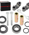 Steering Head Bearing Kit With Steering Stem Bushing Collar And Oil Seal For Banshee Grizzly Warrior YFM125 YFM250 YFM700 YFZ450 ATV