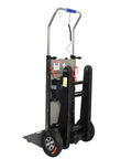 High Capacity Rechargeable Battery For RXFSP Electric Stair Climbing Hand Truck Dolly With Matching Charger Black Power Pack back view.