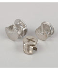 Heavy Duty Three In One Connector Eccentric Wheel Hardware For Cabinets And Drawers Diameter Cam Fittings Thickening Set Nickel Plated Zinc Alloy