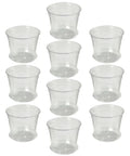 Reusable Flexible Seedling Pots Set Of 10 With Drip Tray, Durable PET Plant Starters For Outdoor Garden, Easy Transplanting And Potting