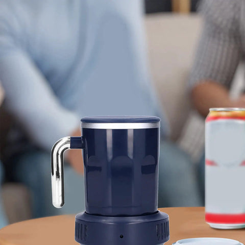 Smart Heated Coffee Mug With Portable Temperature Control Cup and Electric Warmer for cozy office or home use.