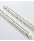 Full Extension Drawer Slides 16 Inch 40 Centimeters Pair Two Section Keyboard Roller Track For Computer Desk And Drawer Tool Free Installation