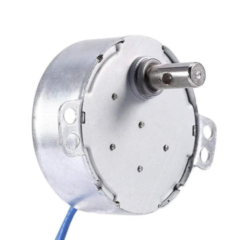 Two Pack Synchronous AC Motor 50 60 Hz 100 To 127 Volt 4 Watt 5 To 6 RPM CCW And CW Quiet Durable For Handcrafted Projects