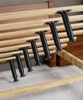 Two Pack Adjustable Bed Frame Support Legs Heavy Duty Load Bearing Composite Furniture Feet under wooden bed frame
