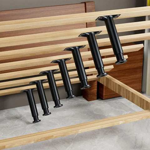 Two Pack Adjustable Bed Frame Support Legs Heavy Duty Load Bearing Composite Furniture Feet under wooden bed frame