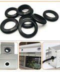 Rubber Grommets For Wiring 1-1/2 In Panel Hole With 1-3/8 In Inner Diameter And 2 In Outer Diameter, Pack Of 8