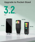 Handheld EMF Meter For Ghost Hunting And Home Use With 5 Level LED Alerts Detects EMF From Home Appliances WiFi Routers Power Lines And Industrial Machines 30Hz To 20kHz Range 0 To 20 mG Plus Or Minus 5 Percent Accuracy Compact Pocket Size, 3.2 oz