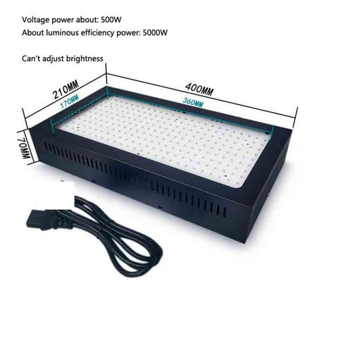 Heavy Duty 5000W Led Ultraviolet Curing Lamp Boasts Lightning Fast Resin Gel Curing As A Straight Up Game Changer For Silk Screen Printing And Diy Creators Featuring 365Nm 395Nm 405Nm Precision overview with dimensions and power specs