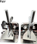 Two Pack Butterfly Frame Hinge Clamp Set For Screen Printing Heavy Duty Zinc Alloy DIY Hobby Tool With Screws