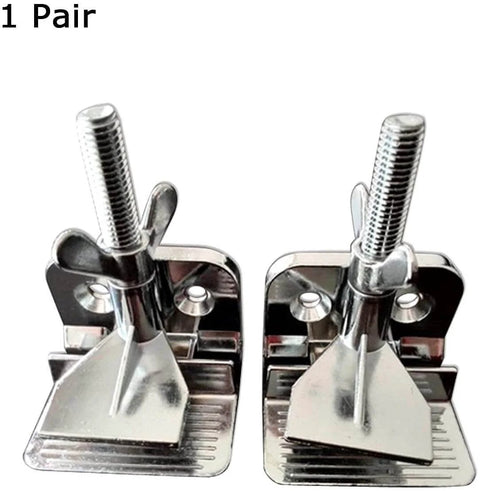 Two Pack Butterfly Frame Hinge Clamp Set For Screen Printing Heavy Duty Zinc Alloy DIY Hobby Tool With Screws