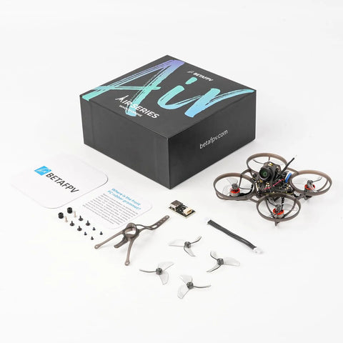 Air65 II Brushless Whoop Quadcopter For 1S 65mm Micro FPV with packaging, 0702 36000KV motors, 1207 props, Matrix 5IN1 II Flight Controller.