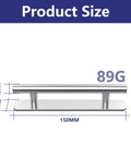 Two Pack Self Stick Aluminum Alloy Cabinet And Drawer Handles No Drilling Adhesive Door Pulls For Kitchen Cabinets Closets Drawers
