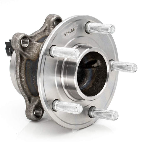 Rear Wheel Hub And Bearing Assembly For Ford Focus 2012-2018 Without Automated Parking System 5 Lug Street Ready OEM Fit Top Quality Wheel Bearing Smooth Spin Durable Hub Unit side view