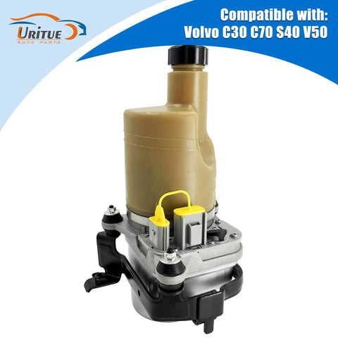 Direct Fit Electric Power Steering Pump For Volvo C30 C70 S40 V50 showing heavy duty design and connection points.