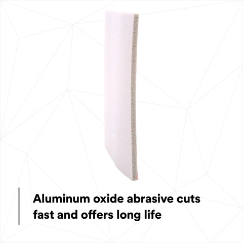 Profile view of Handy Flexible Softback Sanding Sponge for Detail Work, Wet or Dry Use, Fast Cutting Aluminum Oxide Abrasive