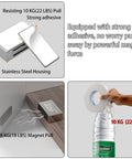 Magnetic Cabinet Catches With Ultra Strong Adhesive No Tools Needed For Quick No Hassle Install On Kitchen Cabinets Cupboards Wardrobes And Drawers Easy Install Self Locking Door Magnets shown resisting pull force.