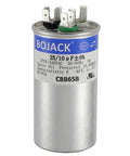 Dual Run Capacitor 25 To 10 uF Plus Minus 6 Percent 370 To 440 VAC CBB65B For Condenser, Air Conditioner, And Heat Pump Systems