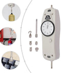 100Lb Push Pull Force Gauge Handheld Tester For Measuring Push And Pull Forces With High Accuracy Within Five Tenths Of A Percent And Lightweight Portable Design, 100 lb dial gauge