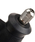 Close-up of Five Piece Copper Flexible Shaft Screw Top Collet Adapter Set For M8 X 0.75 Threads compatible with rotary tools.