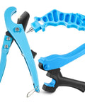 Drip Irrigation Tubing Cutter And Hole Punch Tool 2 In 1 for garden PE pipe 16mm and 20mm, blue durable manganese steel