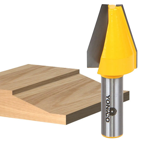 Go To Raised Panel Cabinet Door Router Bit With Vertical Bevel Half Inch Shank C3 Micro Grain Tungsten Carbide Blades