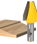 Go To Raised Panel Cabinet Door Router Bit With Vertical Bevel Half Inch Shank C3 Micro Grain Tungsten Carbide Blades shown